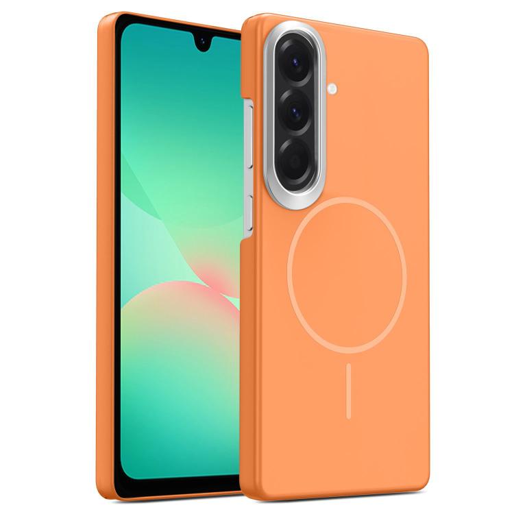 Gold Armor PC Thin Circle MagSafe Shockproof Phone Case, For Samsung Galaxy S25 Edge 5G, For Samsung Galaxy A56 5G, For Samsung Galaxy A26 5G, For Samsung Galaxy A36 5G, For Samsung Galaxy S25 5G