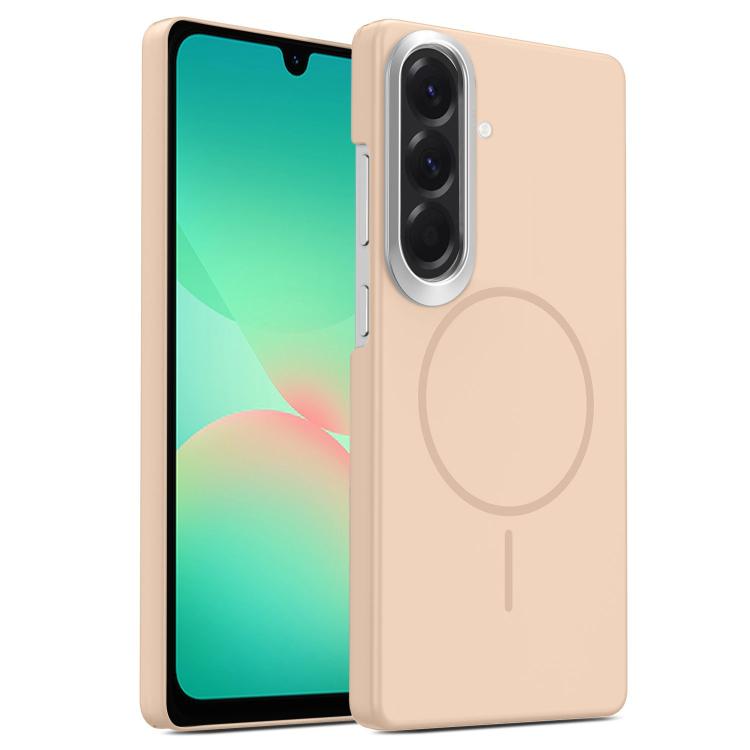 Gold Armor PC Thin Circle MagSafe Shockproof Phone Case, For Samsung Galaxy S25 Edge 5G, For Samsung Galaxy A56 5G, For Samsung Galaxy A26 5G, For Samsung Galaxy A36 5G, For Samsung Galaxy S25 5G