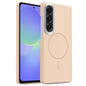 Gold Armor PC Thin Circle MagSafe Shockproof Phone Case, For Samsung Galaxy S25 Edge 5G, For Samsung Galaxy A56 5G, For Samsung Galaxy A26 5G, For Samsung Galaxy A36 5G, For Samsung Galaxy S25 5G