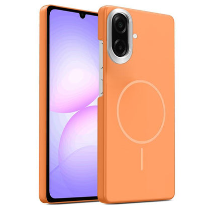 Gold Armor PC Thin Circle MagSafe Shockproof Phone Case, For Samsung Galaxy S26+ 5G, For Samsung Galaxy S26 Ultra 5G, For Samsung Galaxy S26 5G, For Samsung Galaxy A07 5G, For Samsung Galaxy A17 5G