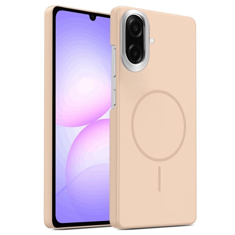Gold Armor PC Thin Circle MagSafe Shockproof Phone Case, For Samsung Galaxy S26+ 5G, For Samsung Galaxy S26 Ultra 5G, For Samsung Galaxy S26 5G, For Samsung Galaxy A07 5G, For Samsung Galaxy A17 5G