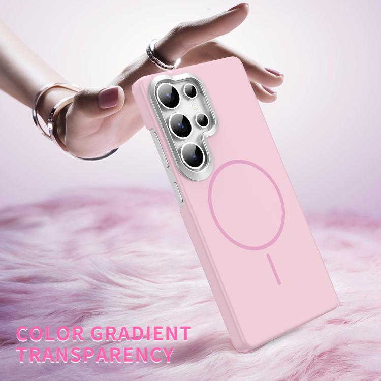 Gold Armor PC Thin Circle MagSafe Shockproof Phone Case, For Samsung Galaxy S25+ 5G, For Samsung Galaxy S25 Ultra 5G, For Samsung Galaxy A16 5G, For Samsung Galaxy A06 4G, For Samsung Galaxy S24 FE 5G