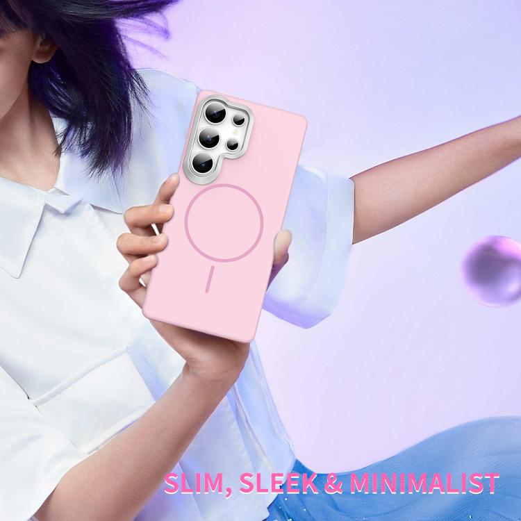 Gold Armor PC Thin Circle MagSafe Shockproof Phone Case, For Samsung Galaxy S25+ 5G, For Samsung Galaxy S25 Ultra 5G, For Samsung Galaxy A16 5G, For Samsung Galaxy A06 4G, For Samsung Galaxy S24 FE 5G