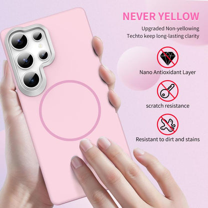 Gold Armor PC Thin Circle MagSafe Shockproof Phone Case, For Samsung Galaxy A15 4G / 5G, For Samsung Galaxy A23 4G / 5G, For Samsung Galaxy A14 4G / 5G