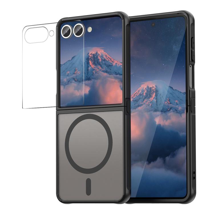 ENKAY Hat-Prince MagSafe Matte Translucent Shockproof Phone Case with Large Arc Edge Film