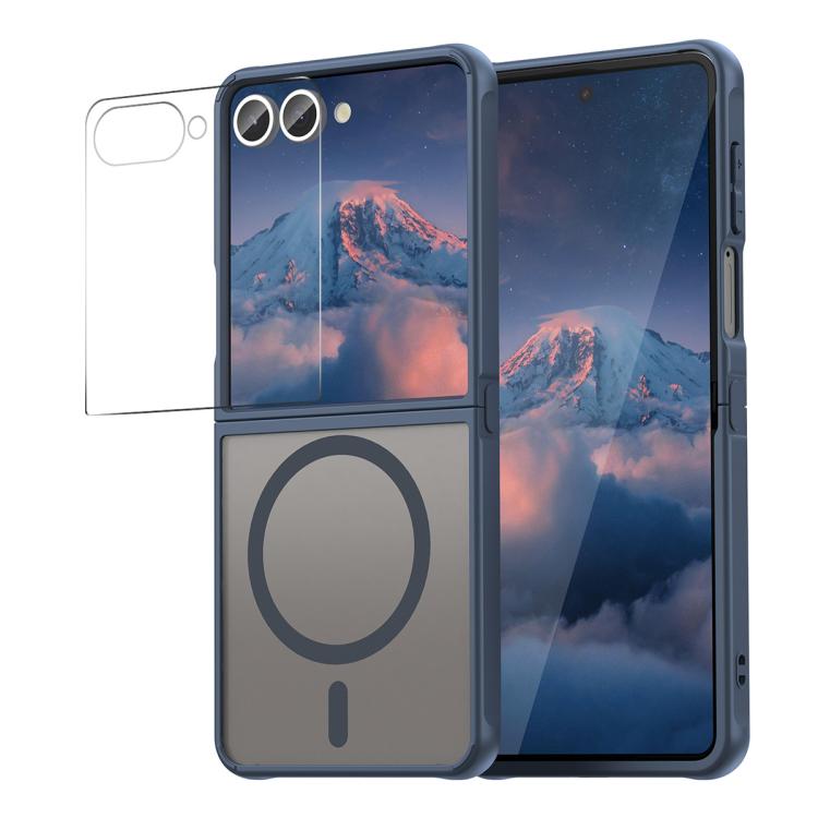 ENKAY Hat-Prince MagSafe Matte Translucent Shockproof Phone Case with Large Arc Edge Film