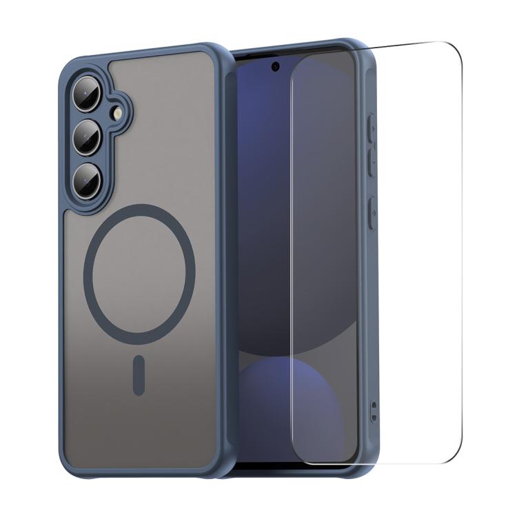 ENKAY Hat-Prince MagSafe Matte Translucent Shockproof Phone Case with Large Arc Edge Film