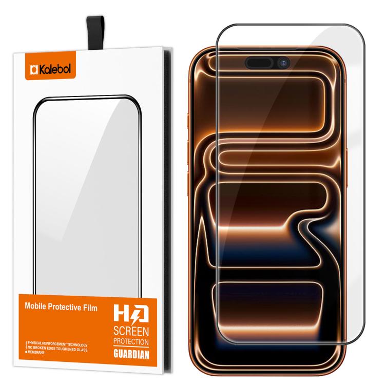 Kalebol High-Aluminum Screen-Printed Full-Coverage Anti-Fingerprint Black-Bordered HD Tempered Glass Film