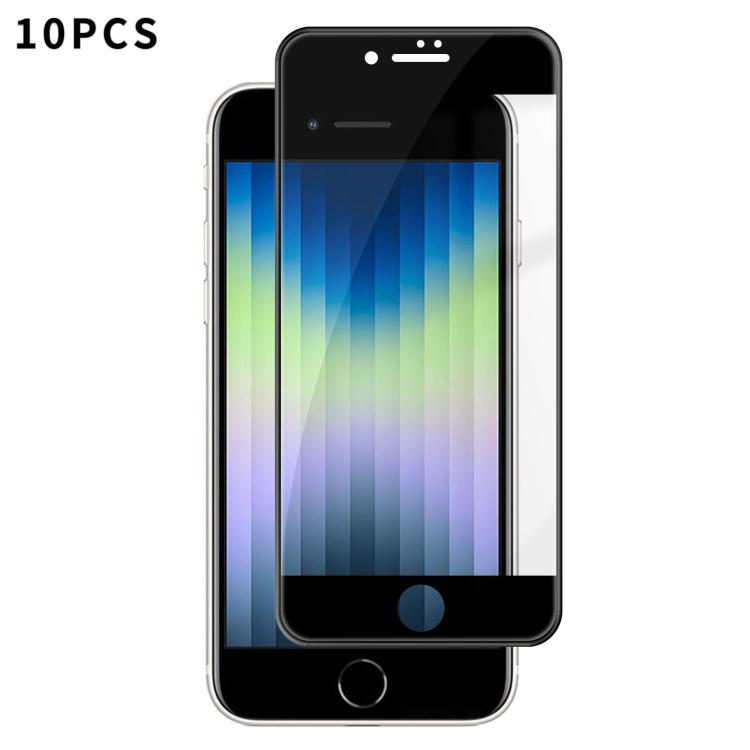 10pcs Kalebol High-Aluminum Screen-Printed Full-Coverage Anti-Fingerprint Black-Bordered HD Tempered Glass Film