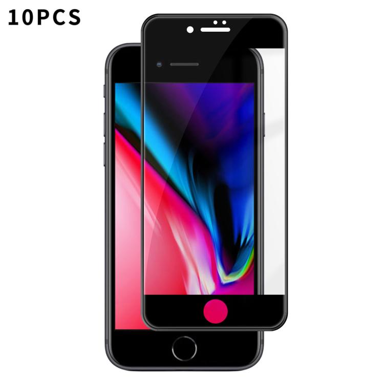 10pcs Kalebol High-Aluminum Screen-Printed Full-Coverage Anti-Fingerprint Black-Bordered HD Tempered Glass Film