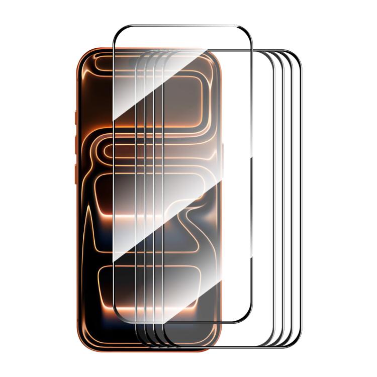 5pcs ENKAY Thickened Glue No White Edge High Aluminum-silicon Tempered Glass Film