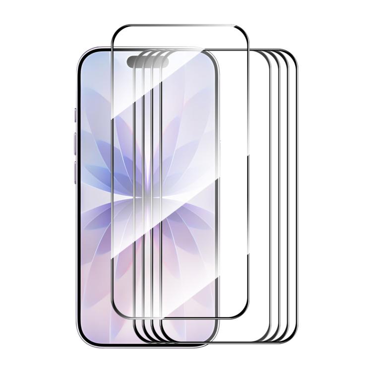 5pcs ENKAY Thickened Glue No White Edge High Aluminum-silicon Tempered Glass Film