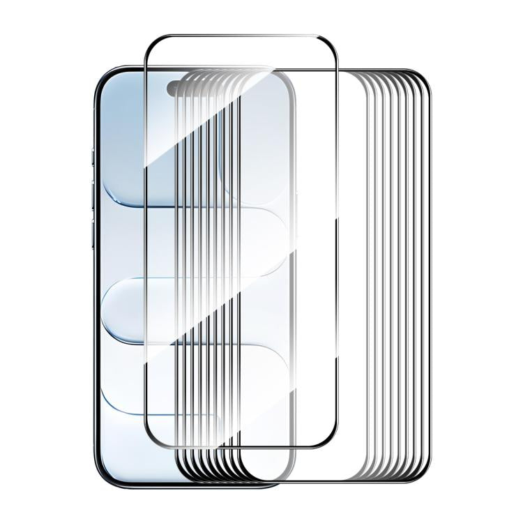10pcs ENKAY Thickened Glue No White Edge High Aluminum-silicon Tempered Glass Film