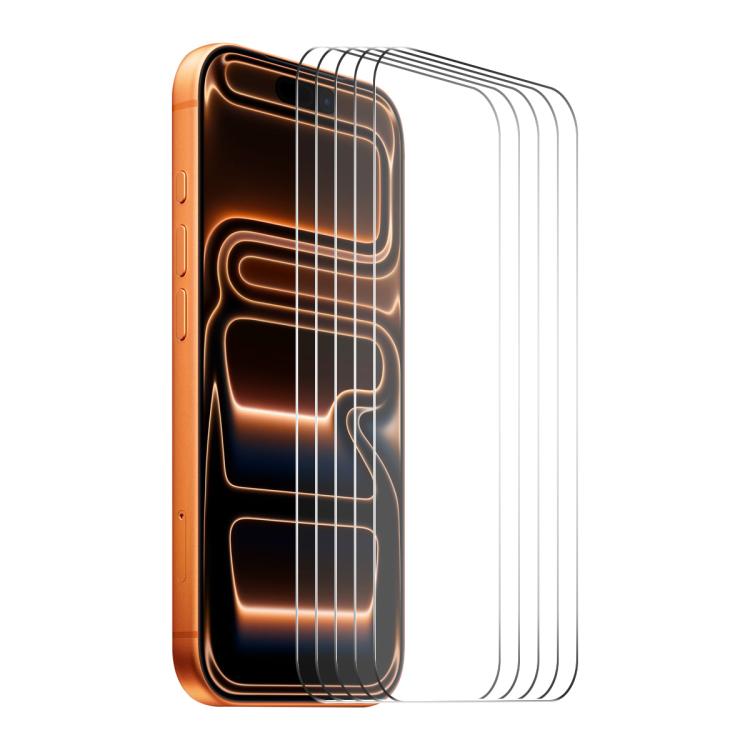 5pcs ENKAY Thickened Glue No White Edge 9H Big Arc Edge High Aluminum-silicon Tempered Glass Film