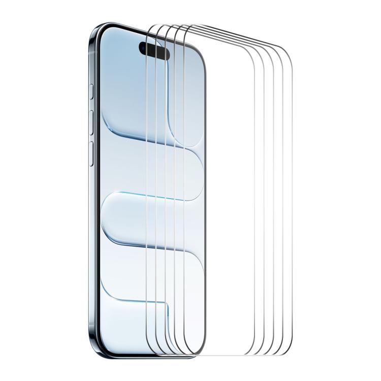 5pcs ENKAY Thickened Glue No White Edge 9H Big Arc Edge High Aluminum-silicon Tempered Glass Film