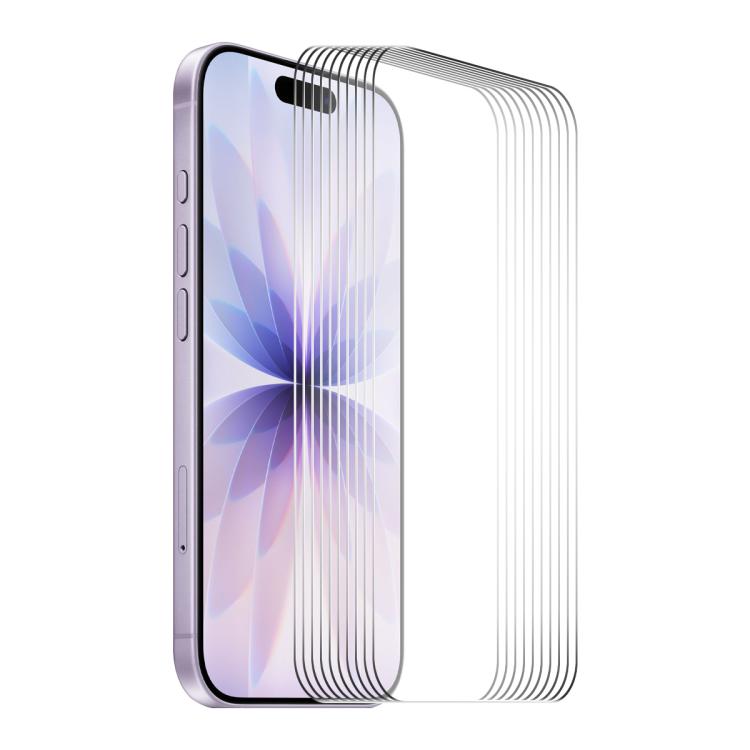 10pcs ENKAY Thickened Glue No White Edge 9H Big Arc Edge High Aluminum-silicon Tempered Glass Film