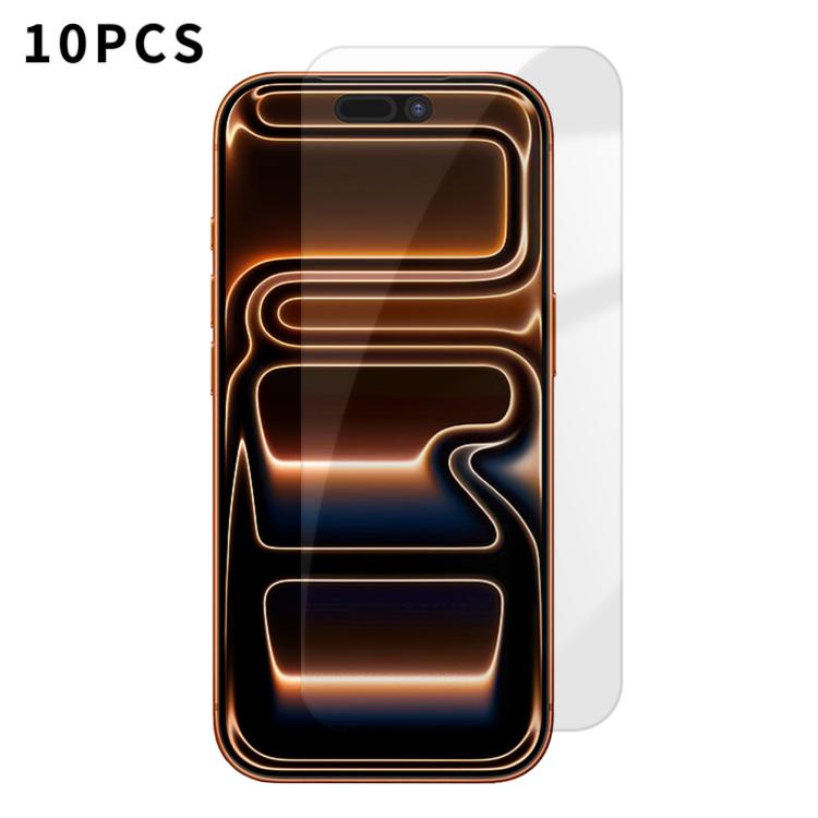 Kalebol 10pcs High-Aluminum Semi-Screen Anti-Fingerprint HD Tempered Glass Film