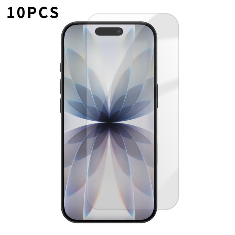 Kalebol 10pcs High-Aluminum Semi-Screen Anti-Fingerprint HD Tempered Glass Film