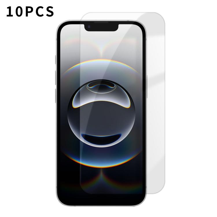 Kalebol 10pcs High-Aluminum Semi-Screen Anti-Fingerprint HD Tempered Glass Film