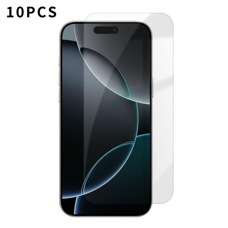 Kalebol 10pcs High-Aluminum Semi-Screen Anti-Fingerprint HD Tempered Glass Film