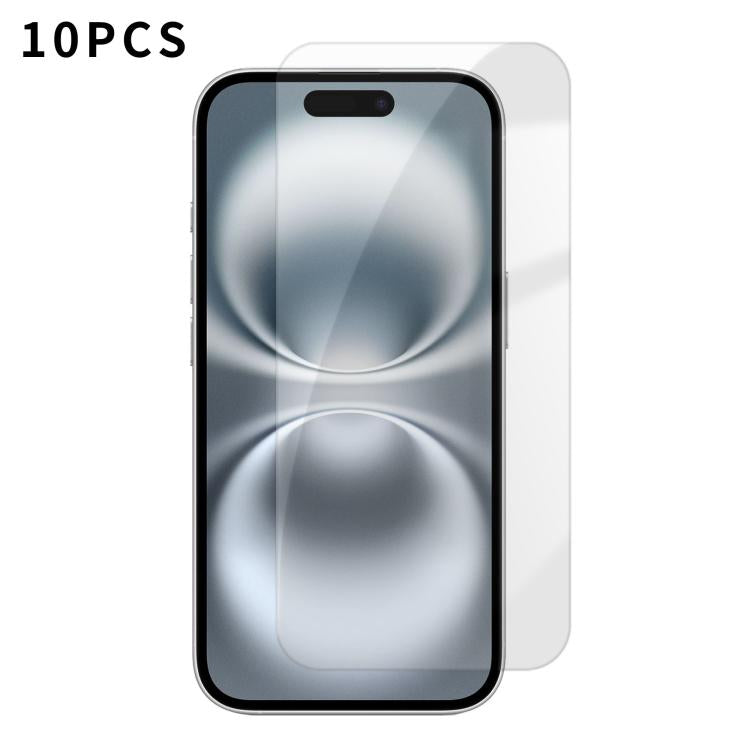 Kalebol 10pcs High-Aluminum Semi-Screen Anti-Fingerprint HD Tempered Glass Film