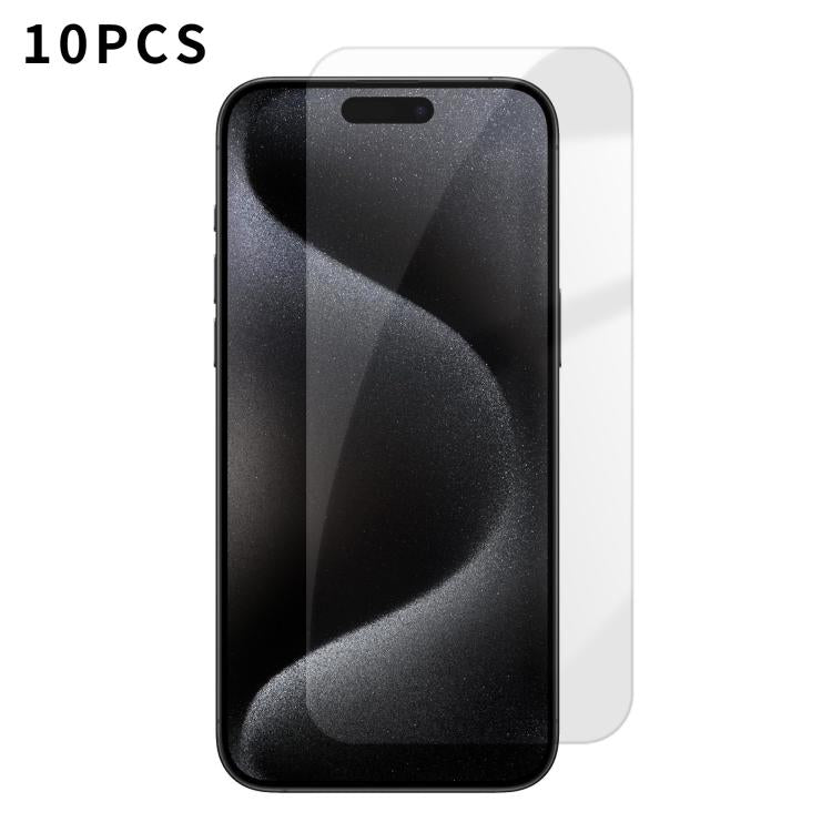 Kalebol 10pcs High-Aluminum Semi-Screen Anti-Fingerprint HD Tempered Glass Film