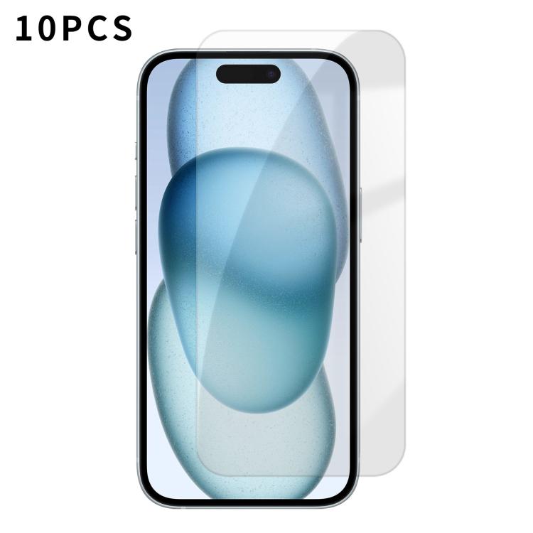 Kalebol 10pcs High-Aluminum Semi-Screen Anti-Fingerprint HD Tempered Glass Film