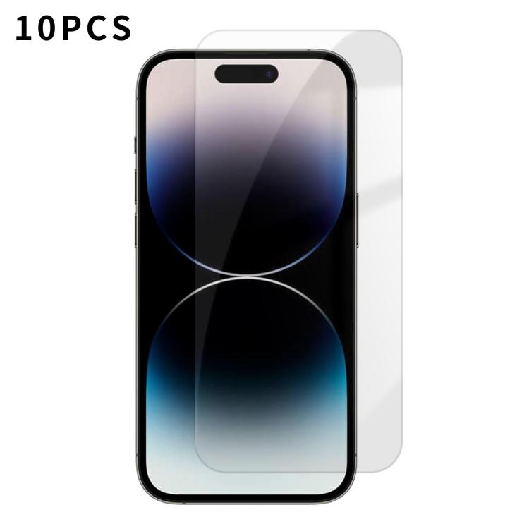 Kalebol 10pcs High-Aluminum Semi-Screen Anti-Fingerprint HD Tempered Glass Film