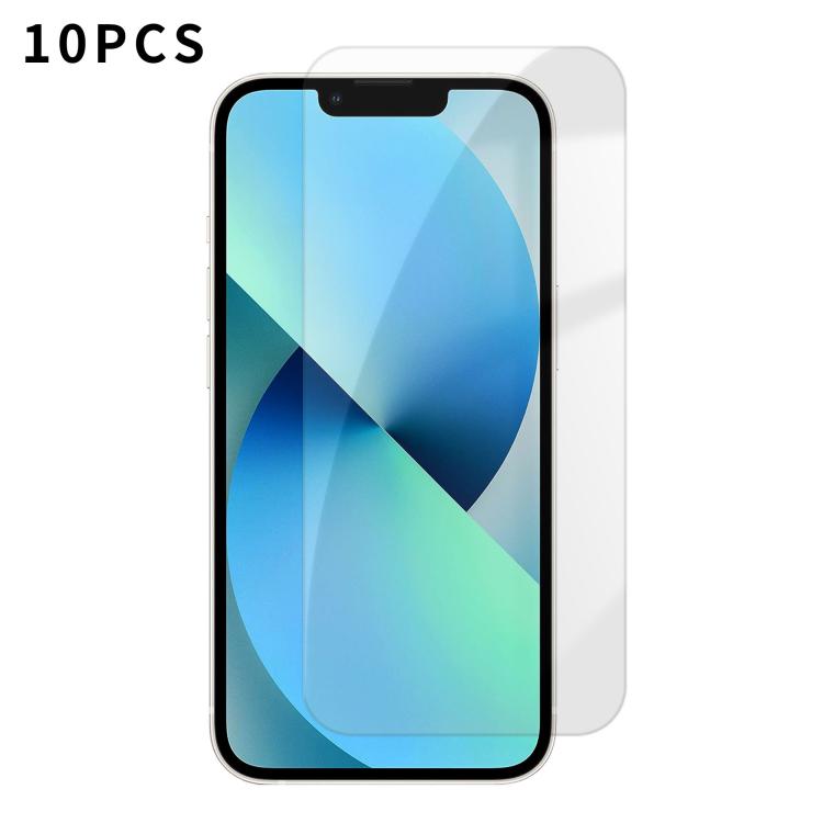 Kalebol 10pcs High-Aluminum Semi-Screen Anti-Fingerprint HD Tempered Glass Film