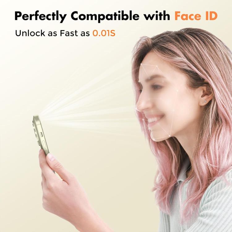 Kalebol 10pcs High-Aluminum Semi-Screen Anti-Fingerprint HD Tempered Glass Film