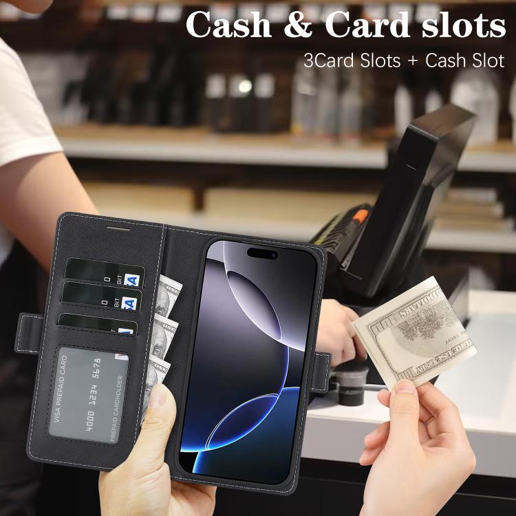 Kalebol Strong Magnetic MagSafe Ring 2 In 1 Split Leather Phone Case