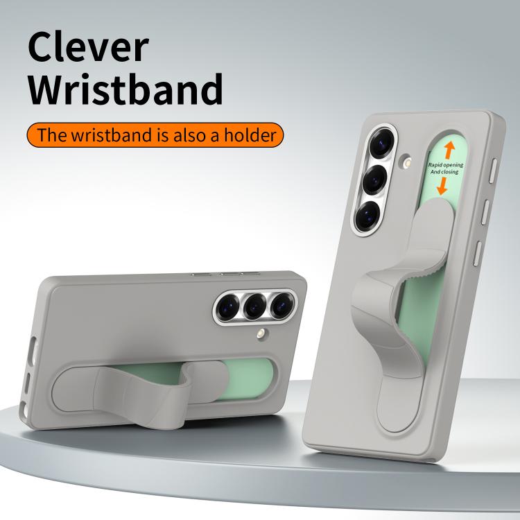Intelligent Control Button Wristband Phone Case, For Samsung Galaxy S26+ 5G, For Samsung Galaxy S26 Ultra 5G, For Samsung Galaxy S26 5G, For Samsung Galaxy S25 FE 5G, For Samsung Galaxy S25 5G, For Samsung Galaxy S25+ 5G, For Samsung Galaxy S25 Ultra 5...