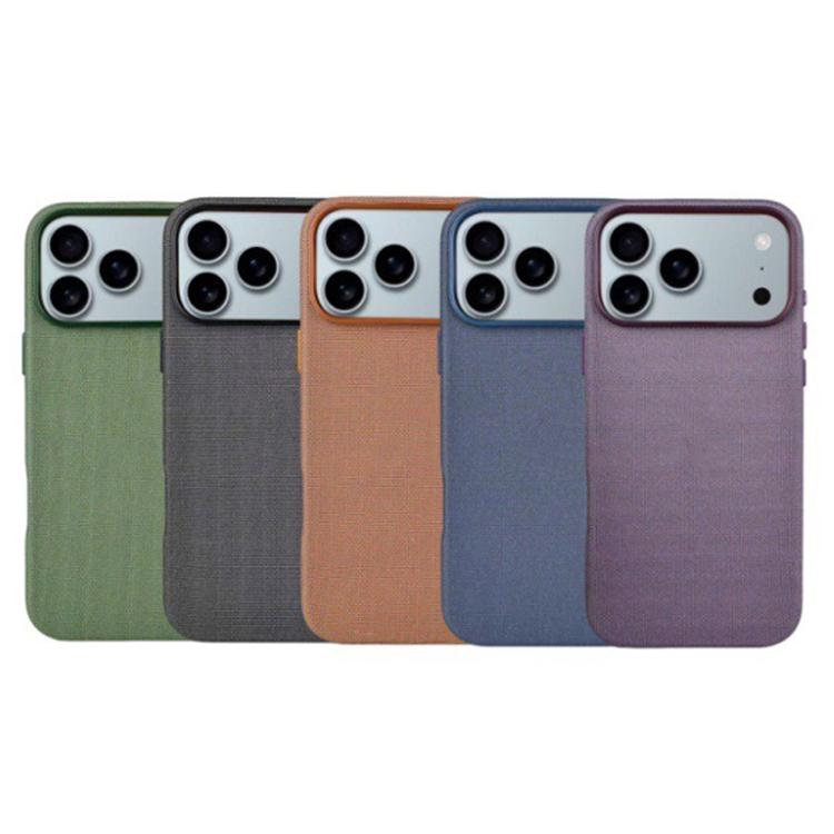 Kalebol Fabric-Textured Perforated MagSafe PC Phone Case