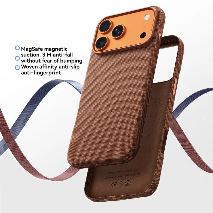 Kalebol Fabric-Textured Perforated MagSafe PC Phone Case