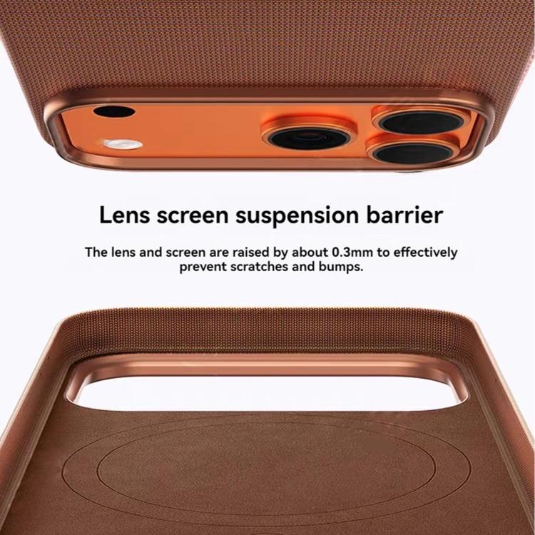 Kalebol Fabric-Textured Perforated MagSafe PC Phone Case