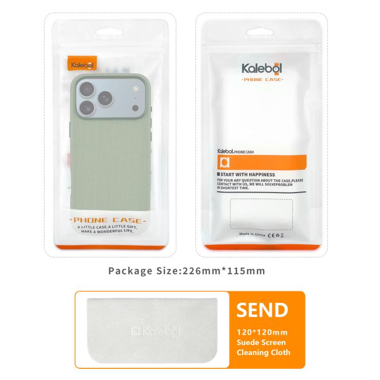 Kalebol Fabric-Textured Perforated MagSafe PC Phone Case