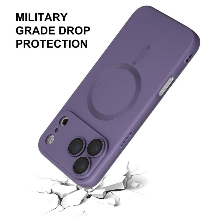 ENKAY MagSafe Matte TPU Phone Case with Lens Film