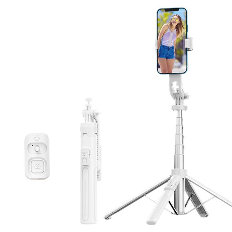 K27 Smartphone Extendable Live Streaming 4-Leg Stand Bluetooth Selfie Stick