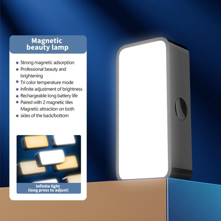 A8 Phone Photography Video Streaming Portable LED Light Mini Magnetic Pocket Fill Light