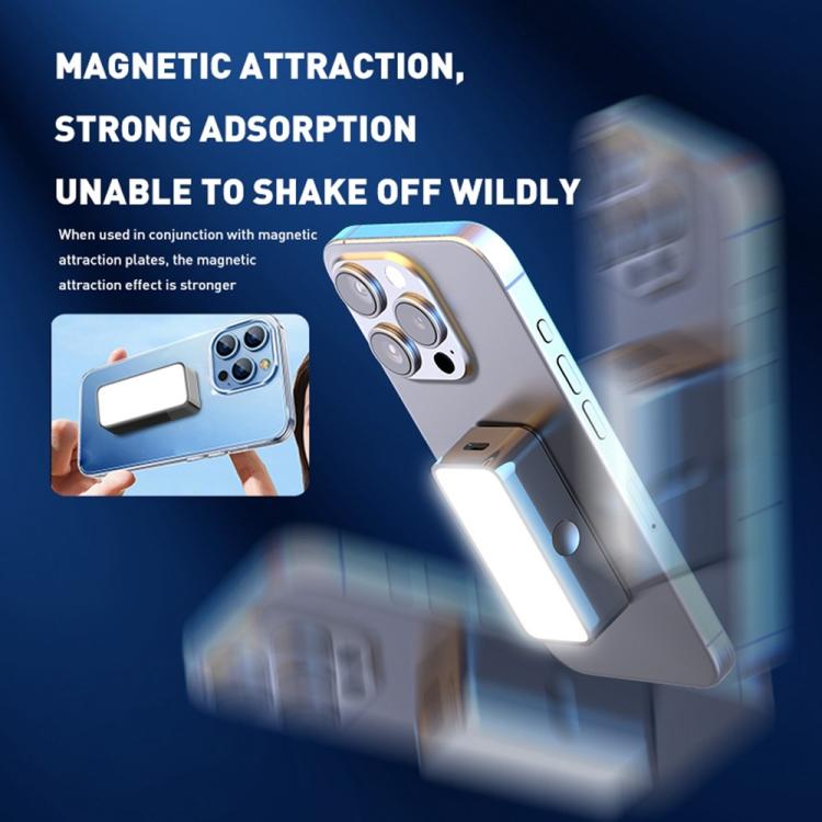 A8 Phone Photography Video Streaming Portable LED Light Mini Magnetic Pocket Fill Light