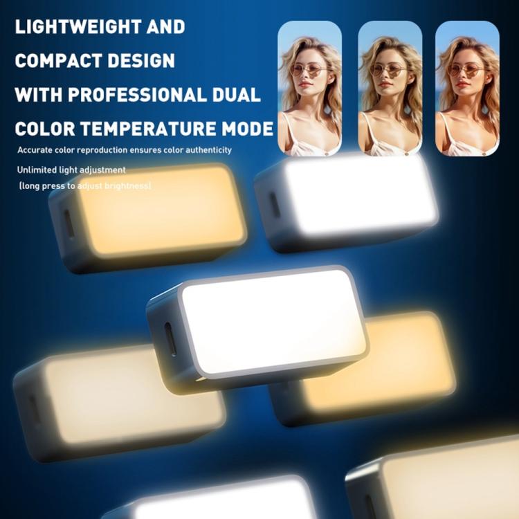 A8 Phone Photography Video Streaming Portable LED Light Mini Magnetic Pocket Fill Light