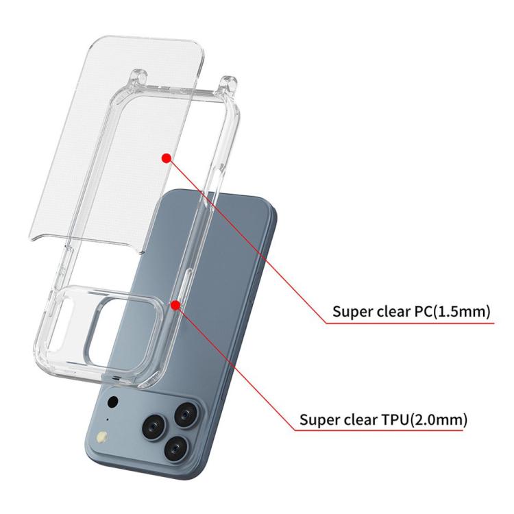 Kalebol Minimalist Transparent Lanyard Integrated Phone Case