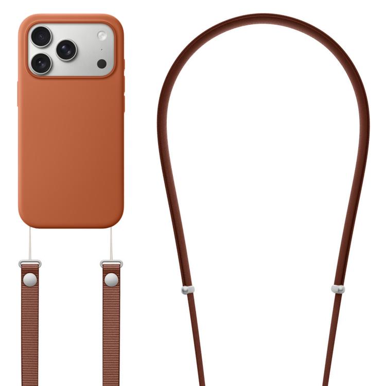 Crossbody Imitation Nylon Magnetic Liquid Pop-Up Animation Liquid Silicone Phone Case