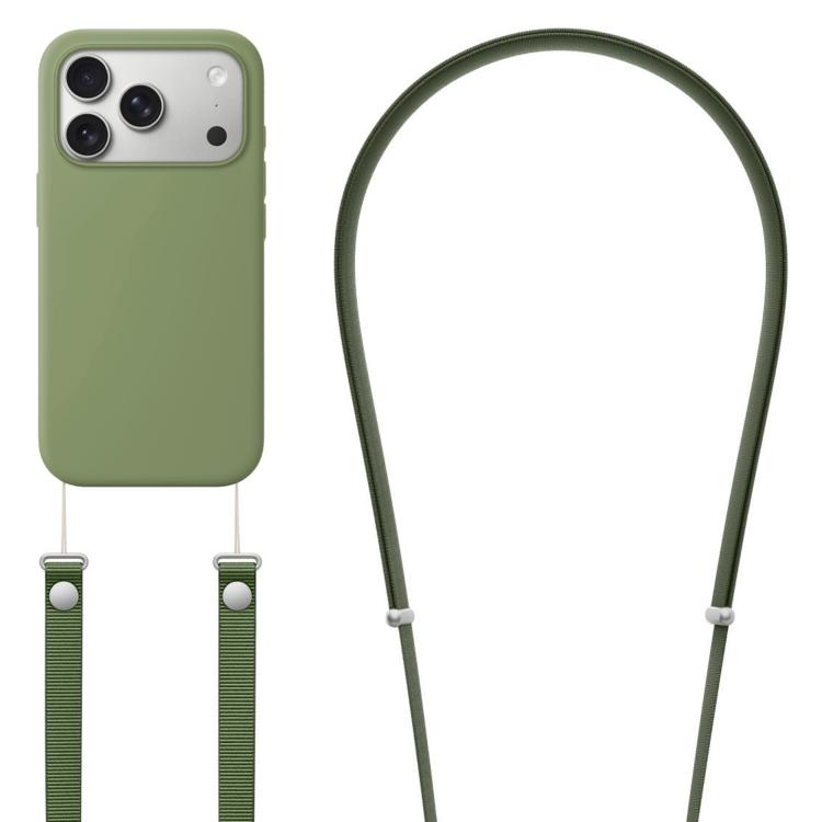 Crossbody Imitation Nylon Magnetic Liquid Pop-Up Animation Liquid Silicone Phone Case