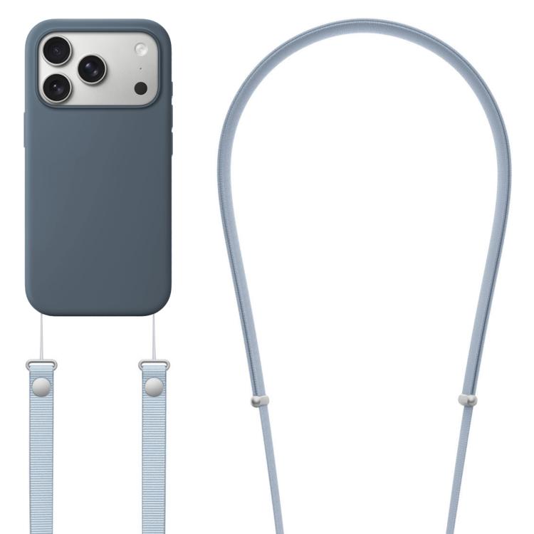 Crossbody Imitation Nylon Magnetic Liquid Pop-Up Animation Liquid Silicone Phone Case