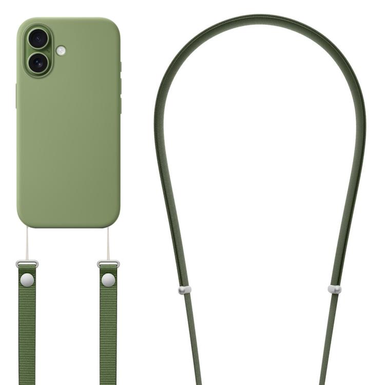 Crossbody Imitation Nylon Magnetic Liquid Pop-Up Animation Liquid Silicone Phone Case