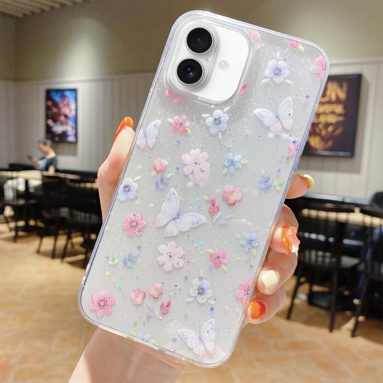Fresh Small Floral Epoxy TPU Phone Case