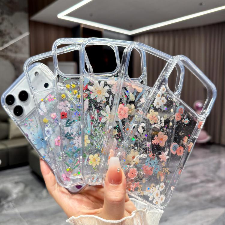 Fresh Small Floral Epoxy TPU Phone Case