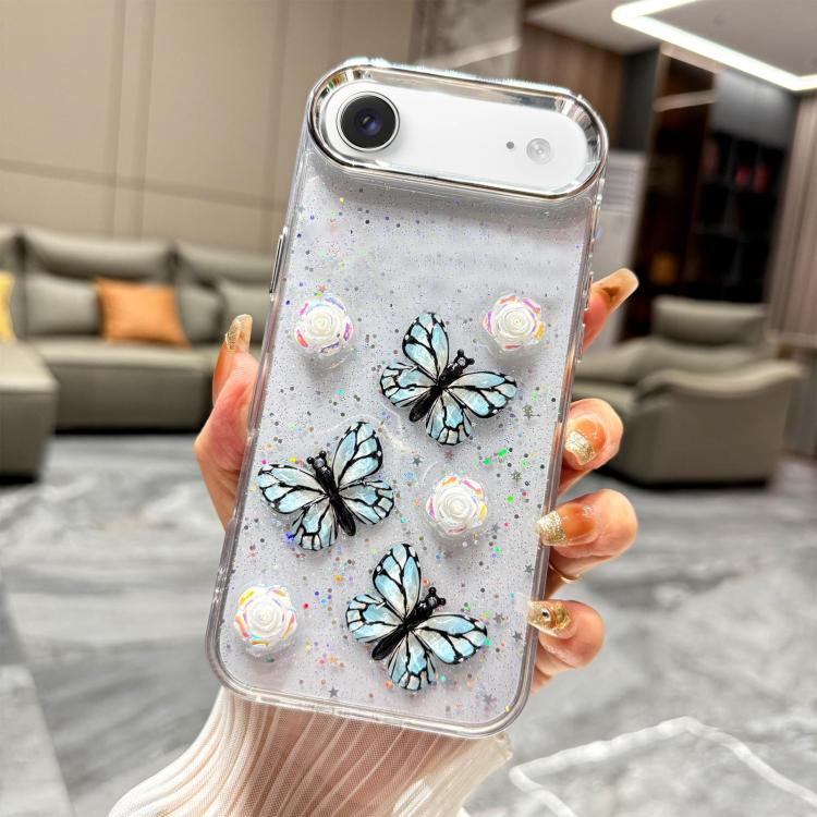 Glitter 3D Butterfly TPU Phone Case