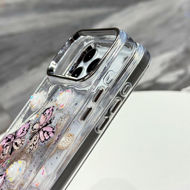 Glitter 3D Butterfly TPU Phone Case